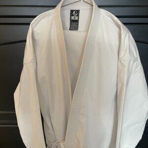 New Proma Martial Arts Taekwondo Uniform Gi   W White Belt - Sz 5 Adult